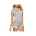 thumbnail image 1 of Zupora Women's Shorts Pajama Set Short Sleeve Sleepwear Nightwear, 1 of 5