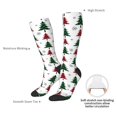 thumbnail image 4 of Honeii Buffalo Plaid Christmas Trees Print Long Socks,Novelty Design Socks Gift for Men and Women,Crew Socks,Calf Socks, 4 of 6