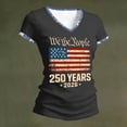 thumbnail image 5 of 250 Years 1776-2026 250th T-Shirt for Celebrate 250th Anniversary of America Patriotic Veteran Tee 250 Merchandise Short-Sleeved Top for Woman, 5 of 5