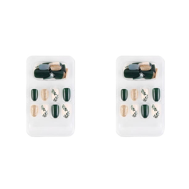 Seitruly Uñas postizas Extraíbles Usable Fácil de aplicar Superficie lisa Varias formas Uña falsa Viscosidad fuerte Pastador encantador Type1 NO1