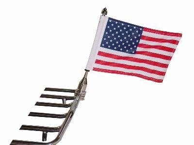 motorcycle parade flag mount