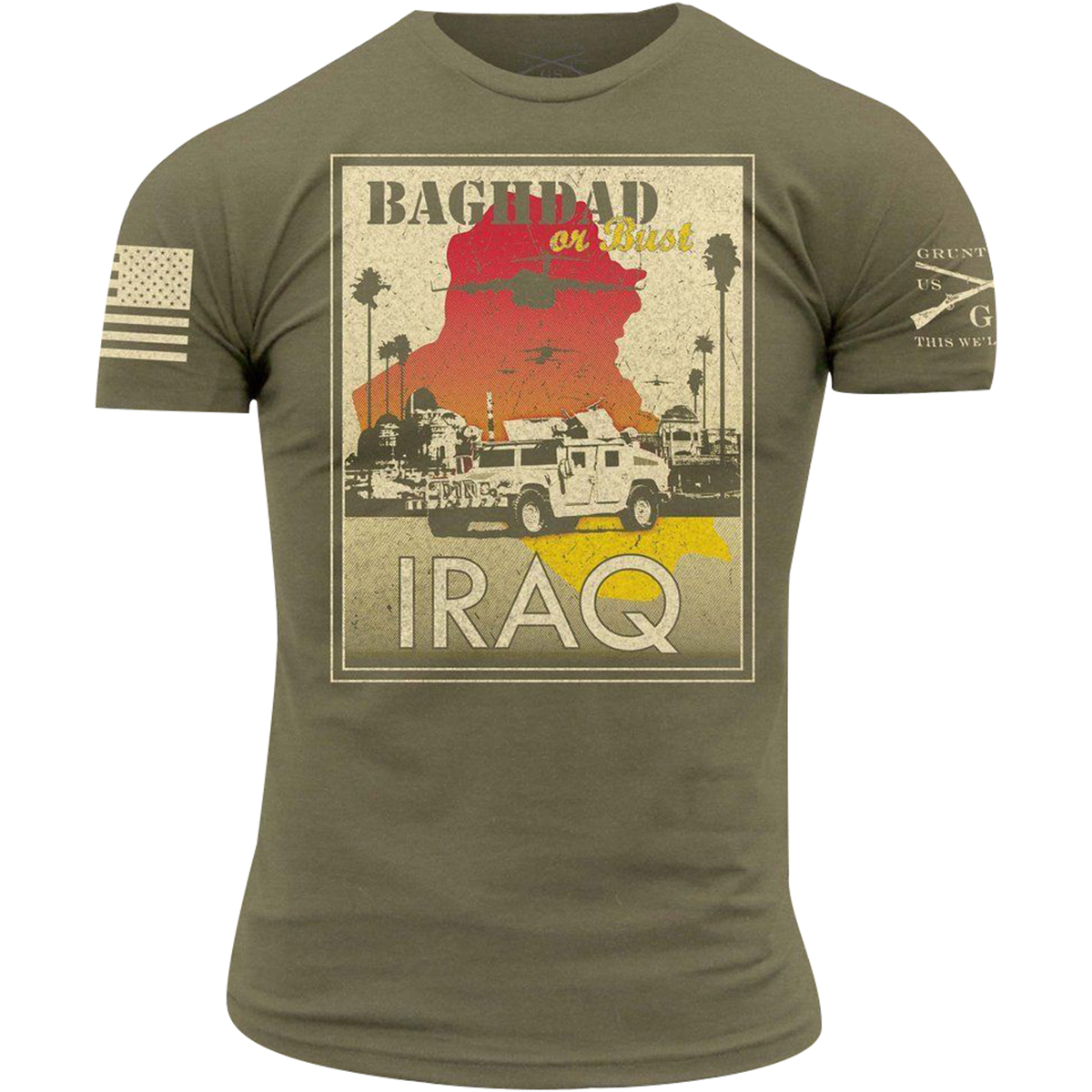 Grunt Style Baghdad or Bust Crewneck T 