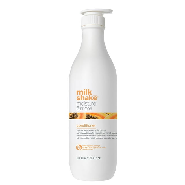 Acondicionador Milk_shake Moisture & More Rich, 1 litro, para cabello seco y opaco