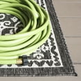 thumbnail image 4 of SAFAVIEH Beach House Hubert Medallion Indoor/Outdoor Area Rug, Charcoal/Ivory, 5'3" x 7'6", 4 of 16