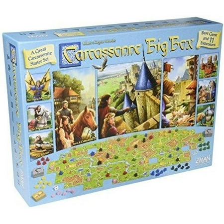 Carcassone Big Box Starter Pack Base Game & Expansions