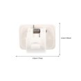 thumbnail image 2 of 8pcs Curtain Rod Bracket Self Adhesive Curtain Rod Holders Curtain Rod Hooks, 2 of 3