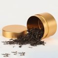 thumbnail image 4 of Billuyoard Latas de té de viaje Caddy de té Teaware de té negro de metal Latas de aluminio Almacenamiento de té Tarro de té Organizador de té Teteras dorado Billuyoard JJ13926-02, 4 of 6