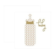 C.R. Gibson Gift Enclosure Card, Baby Bottle, 3 x 3 inches, Sold Individually