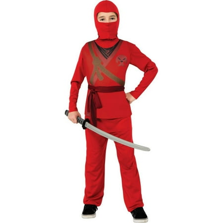 Halloween Red Ninja Child Costume
