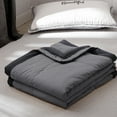 thumbnail image 4 of ¡Gran oferta! Manta de verano Nayueo, manta de cama de algodón lavado con estampado liso, agradable para la piel, edredón fresco, edredón de verano para dormir caliente, edredón ventilado., 4 of 5
