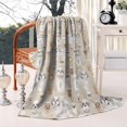 thumbnail image 2 of Cute Shih Tzu Dog and Coffee Pattern Blanket,Comfortable Soft Flannel Throw Blanket,All Season,Warm Lightweight Blankets for Sofa Bed Couch Living Room Chair,50"x60", 2 of 4