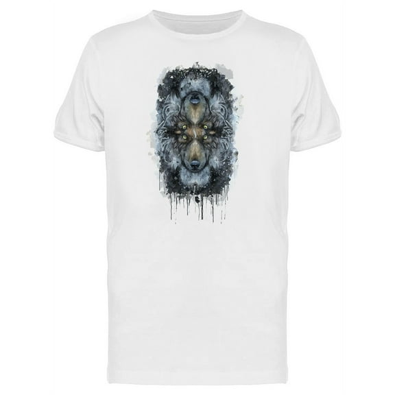 Wolf And Owl L Illusion Icon Tee Men's -Image by Shutterstock