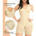 thumbnail image 3 of YIANNA Fajas Colombianas Shapewear for Women Tummy Control Post Surgery Full Body Shaper Butt Lifter with Zipper Crotch, 3 of 10