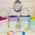thumbnail image 6 of Easter Bunny Basket with Handles, Small Bunny Basket, Cute Easter Basket with Handles, Egg Hunting Basket, Candy Gift Bucket, Decorative Easter Basket, Basket for Easter Candy & Eggs, 6 of 6