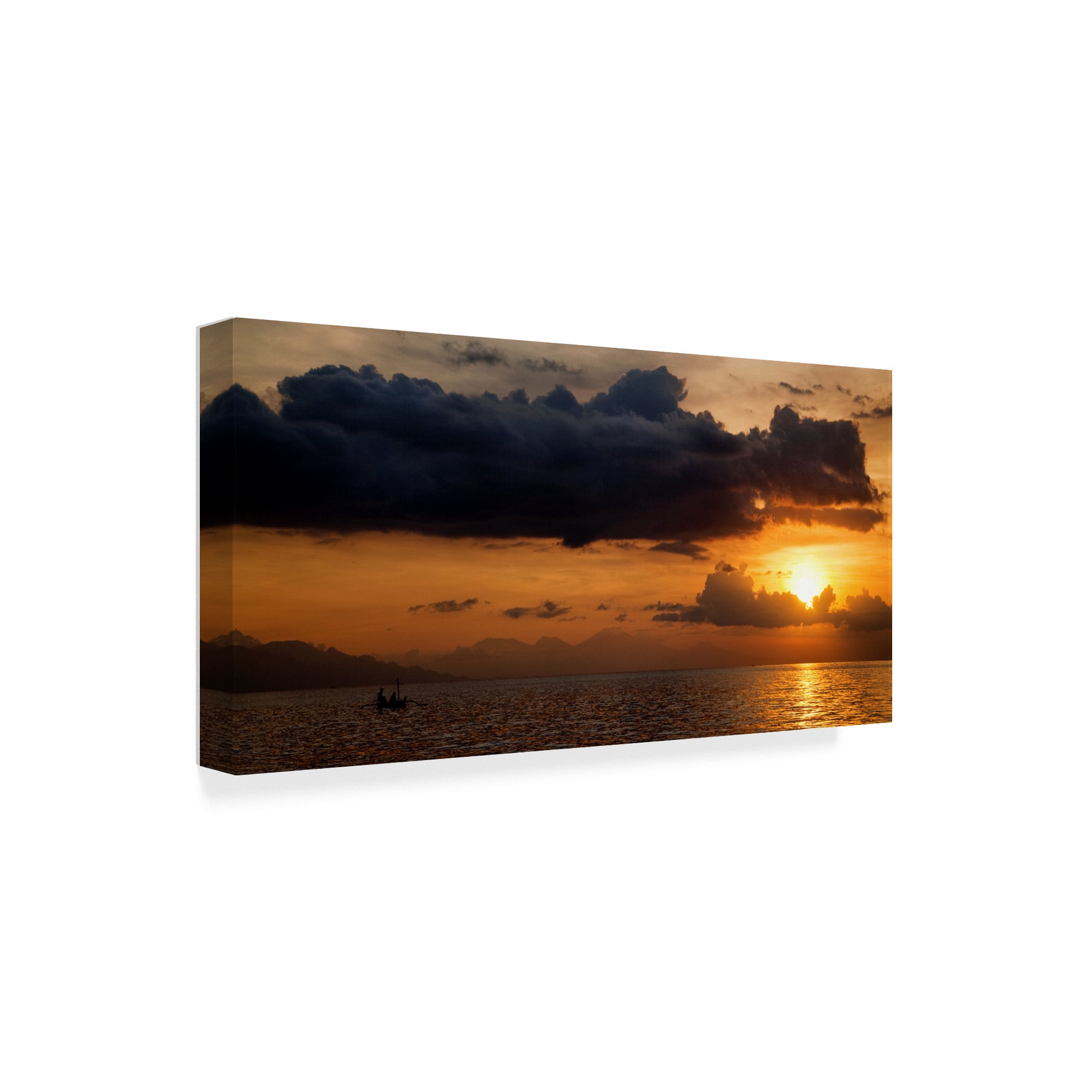 Trademark Fine Art 'Panorama Sunset No 1' Canvas Art by István Nagy