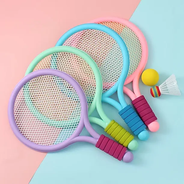 2pcs Kids Badminton Racket Set, Double Tennis Racket Gong Bohan unisex