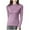 Purple, variant on biudgviw Pajama Tops for Women Modal Crew Neck Long Sleeve Sleep Shirts Built in Bra Ultra Soft Slim Fit Lounge Tops Blouses