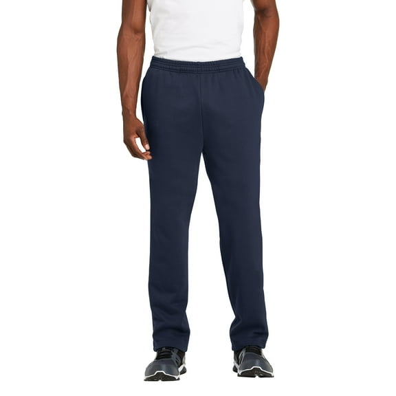 Sport-Tek Open Bottom Sweatpant-S (True Navy)