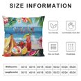 thumbnail image 5 of Orinice Tropical Items Beach Summer Graphic Decorative Cushion Throw Pillow Cover 24x24in, 5 of 5