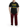 thumbnail image 5 of CafePress - I Stand With Ukraine Pajamas - Men's Dark Loose Fit Cotton Pajama Set, 5 of 7