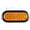 With Grommet, variant on All Star Truck Parts 6" Oval Recessed Amber Strobe Light 24 LED DOT/SAE Approved 2x with Grommet