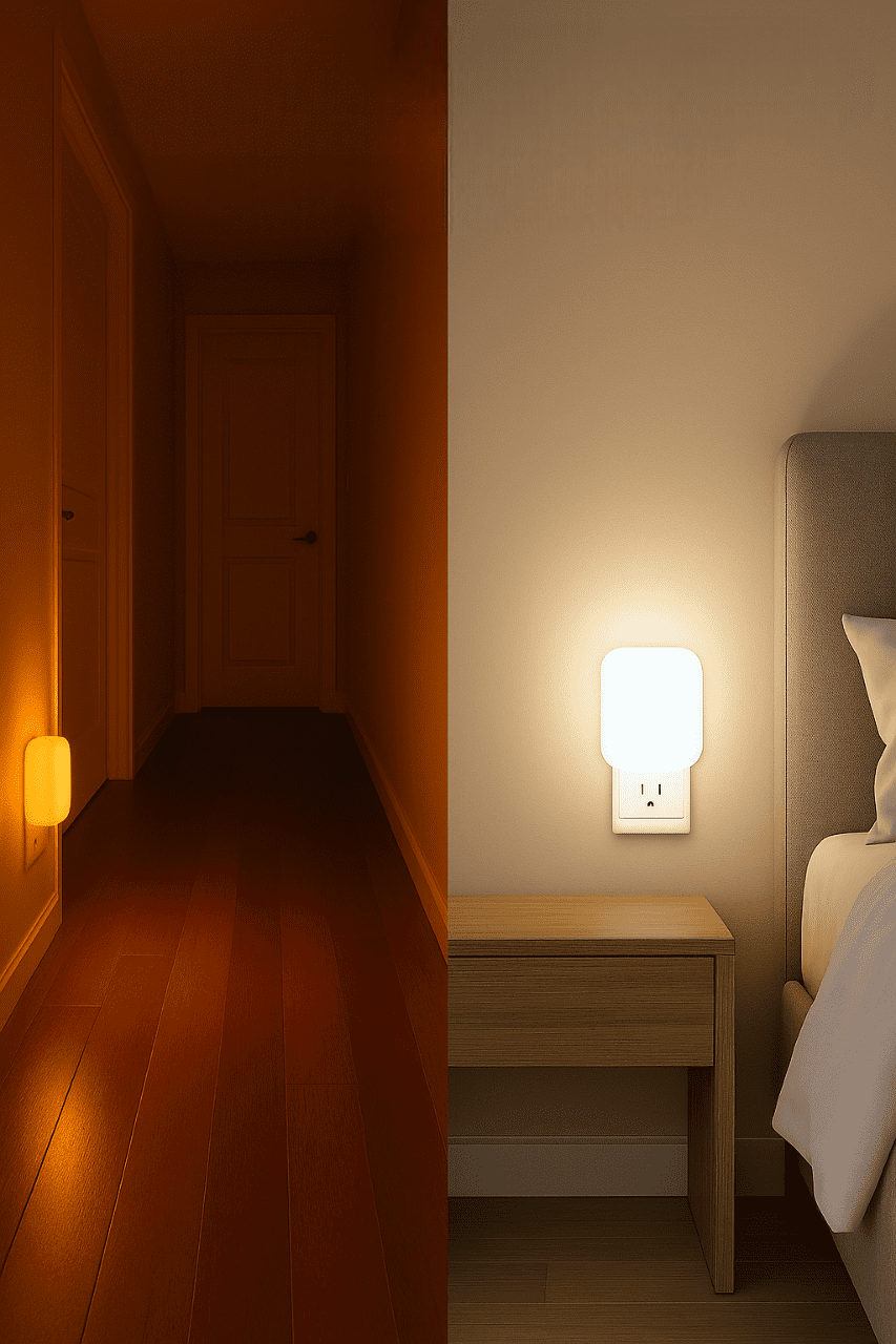 Lomi, Plug-In Dusk to Dawn LED Night Light, 2 Pack, Lomi 2 Pack Night Light