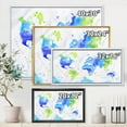 thumbnail image 4 of Designart 'World Map In Blue and Green' Modern Framed Canvas Wall Art Print, 4 of 5