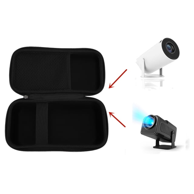 Caso Duro del Proyector, Portátil Soft Interior Multifuncio A PRUEBA DE AMORTIATORES improvisados el Proyector Eva Hard Capeing para Al Aire Libre para HY300 HY300 PRO