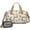 Cute Cartoon Dachshund, variant on Women Men Gym Bag,Cute Cartoon Dachshund Small Duffle Bag Spend the Night Bags for Women with Shoes Compartment Washbag,Detachable Shoulder Strap,19.7x8.3x11 Inches