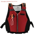 thumbnail image 3 of Adult Life Jacket, Whistle Included Tear Resistant Life Vest Polyester Material Adjustable Belt  for Adult for Under 95kg for Emergency, 3 of 7