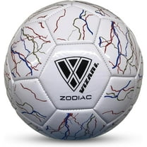Vizari Zodiac Soccer Ball | Sizes 3, 4, 5 | Durable Waterproof Synthetic Leather | For Youth & Adults - WHITE, 3