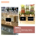thumbnail image 5 of SWETRACE 6Pcs Desktop Message Board Rectangular Shape Rustic Style Black White Frame for Cafe and Restaurant, 5 of 8