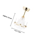 thumbnail image 2 of BRIGHTFUFU 1Pcs Mini Accessoire de Maison en Alliage de Fer Rond Doré Décoration d'Éclairage Intérieur, 2 of 5