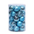 thumbnail image 3 of Naiovety 34 unids/set árbol de Navidad bola colgante hogar centro comercial Oficina pared árbol ventana bola decoración adorno de plástico, azul claro Type2 NO2 Naiovety HA000674-01B, 3 of 6
