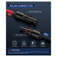 thumbnail image 2 of Divisor de Cable Extensión Conector Panel Solar 4 en 1 para Adaptador CC Enchufe Alimentación Hembra, 2 of 5