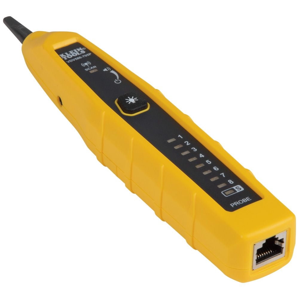 Klein Tools VDV500-705, 9V, Yellow LED Display Technology Tone/Probe Circuit Tester, 4-Piece