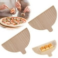 thumbnail image 3 of GINTBN Wooden Pizza Peel,Half Round Solid Wood Pizza Board Wooden Pizza Paddle for Perfect Cheese & Baking - Oven Special Tool, 2pcs Jahhsay®, 3 of 8