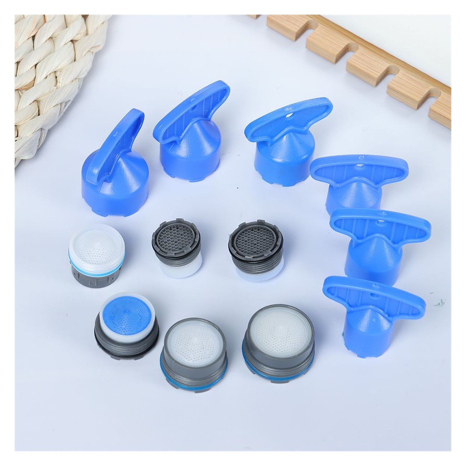 1Set 165-24mm Male Thread Water Saving Tap Aerator Faucet Bubble Kitchen Basin Faucet Accessories Bathroom Replacement Parts for Kitchen Bathroom ,Water Saving