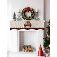 thumbnail image 5 of Christmas Truck Gnomes Mantel Scarf Fireplace Decorations for Living Room, Red Black Plaid Xmas Tree Burlap Fireplace Mantel Scarf Cover Runner for Halloween/Thanksgiving/Christmas Decor 90"x17", 5 of 6