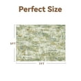 thumbnail image 4 of VUNATE 5'x7' Area Rugs for Living Room Soft Abstract Washable Rug Modern Non-Slip Aesthetic Rugs Neutral Low Pile Carpet Ideal for High Traffic Areas in Bedroom Dining Room Playroom Green, 4 of 5