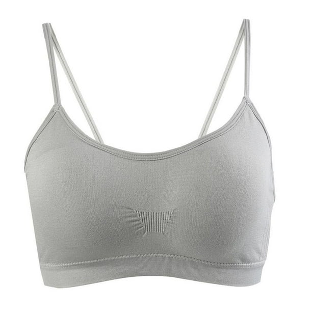 Casual Bra for Women TShirts Modern Micro Seamfree Cami Strap Bralette