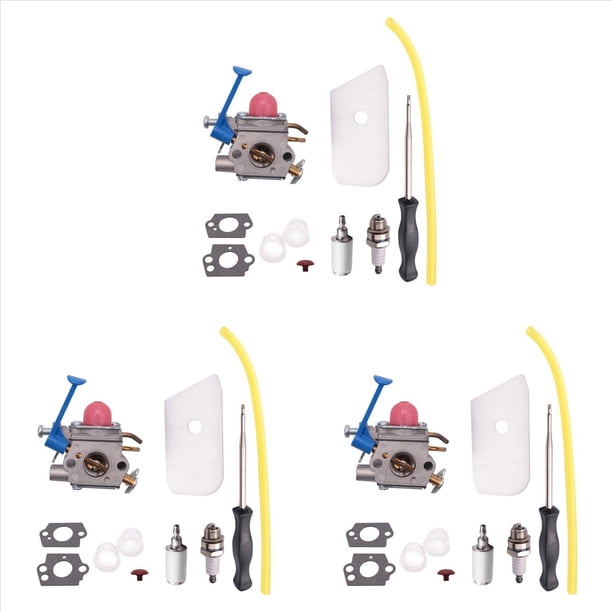 3X Carburador para 545081848 125L 125LDX 128CD 128L 128LD 128LDX 128R 128RJ Repuestos C1Q-W40A Recortadora