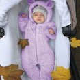 thumbnail image 2 of Wamejoo Boys Winter Coat Jacket Baby Boy Jumpsuit Solid Hooded Romper Warm Coat Outwear Outerwear, 2 of 9