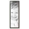 thumbnail image 2 of ArtToFrames 15x47 inch Black Panel With Silver Lip Picture Frame, Multi 15" x 47" Wood Poster Frame (WOM-5093) 1234, 2 of 7
