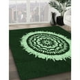 thumbnail image 2 of Ahgly Company Indoor Rectangle Patterned Night Black Area Rugs, 2' x 5', 2 of 6