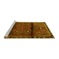 thumbnail image 2 of Ahgly Company Machine Washable Indoor Rectangle Persian Yellow Traditional Area Rugs, 5' x 8', 2 of 4