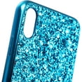 thumbnail image 3 of Compatible with iPhone Case,Crystal Diamond Glitter Bling Sparkly Soft Shockproof Cover for Women Girls Phone Case (Blue,iPhone 12), 3 of 12
