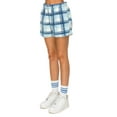 thumbnail image 2 of Cali1850 Women's Plaid Sherpa Shorts Sweatpants Bungee with Elastic Drawstring Waistband Soft Comfy Fuzzy Pants with Pockets, 2 of 7