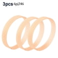 thumbnail image 1 of 3Pcs Replacement Poly V-Belt for 2012Nb Planer Belt Accessories Orange, 1 of 9