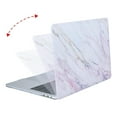 thumbnail image 2 of Mosiso MacBook Pro 13 Case 2019 2018 2017 2016 Release A2159/A1989/A1706/A1708 Touch Bar, Plastic Pattern Hard Cover Shell+ Keyboard Cover + Screen Protector Only for Newest Mac Pro 13 Inch, Pink Marb, 2 of 4